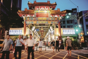 華西街臨時攤販集中場